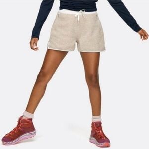 Outdoor Voices Mega Fleece Shorts In Oatmeal